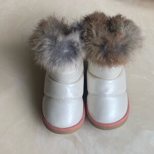 Comfy Kids Winter Fur Boots Size:(US 6) EU 22
